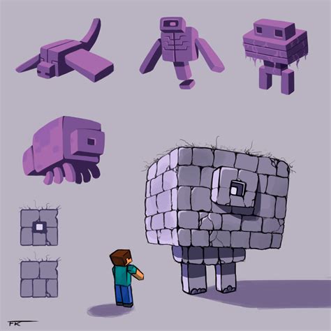 Artstation Minecraft Fan Concept Art 1