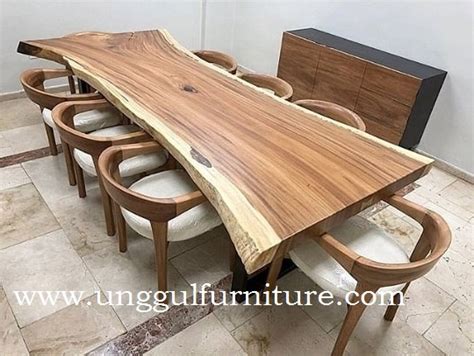 meja makan minimalis modern  kayu model meja makan kayu untu
