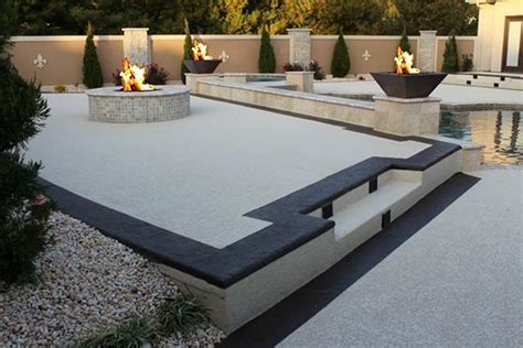 The Photo Shows A Resurfaced Pool Deck With Sundek Classic Texture
