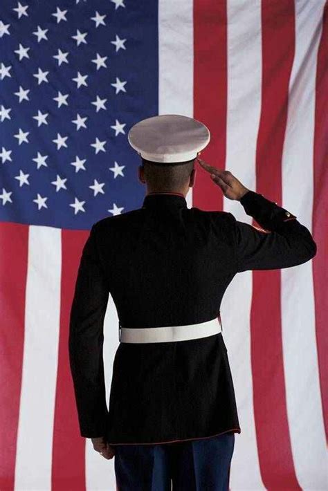 A Salute To Our Flag American Soldiers American Patriot American