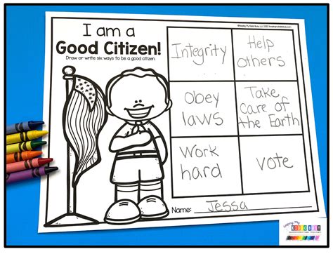 How To Be A Good Citizen At School Citizenship Skills Freebie