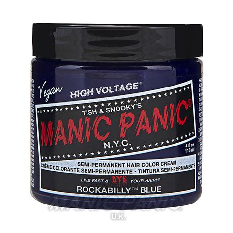 Rockabilly Blue High Voltage Classic Hair Dye Manic Panic Uk
