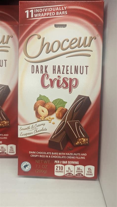 Amazon Com Choceur Dark Hazelnut Crisp Smooth Creamy European