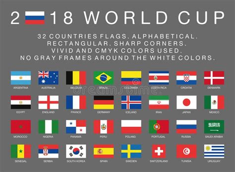 All Flags World Cup Team
