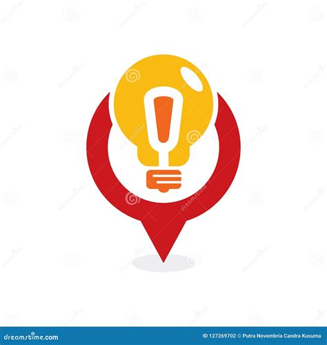 Idea Point Logo Icon Design Stock Vector - Illustration of branding