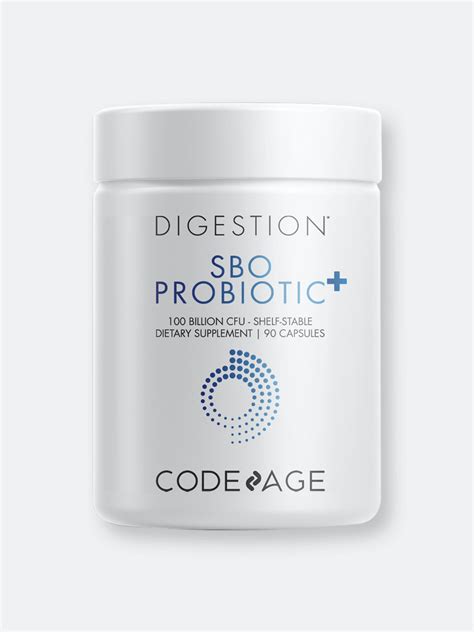 Sbo Probiotics Prebiotics Supplement 100 Billion Cfus 90 Capsules