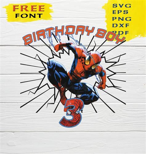 Spiderman Birthday Svg Free - 133+ SVG PNG EPS DXF File