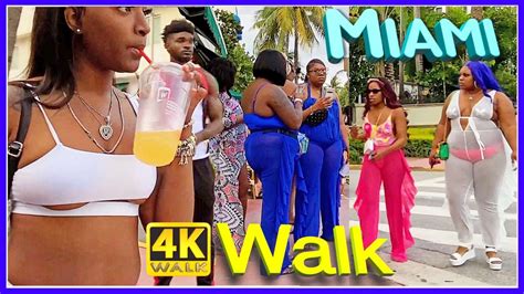 미국 코스타 2019 4k Walk Miami Beach South Beach Slow Tv Travel Vlogger