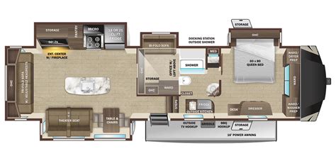 Rv Floor Plans With 2 Bedrooms Viewfloor Co