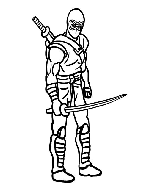 Ninja Coloring Pages 🖌 To Print And Color