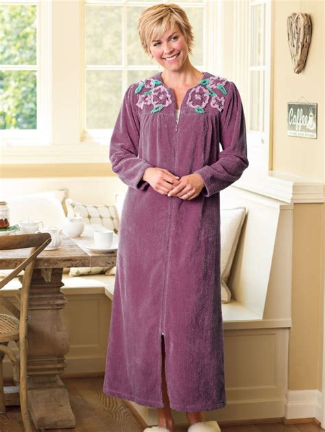 Curl Up In Our Womens Cozy Chenille Robe And Escape Into Softness
