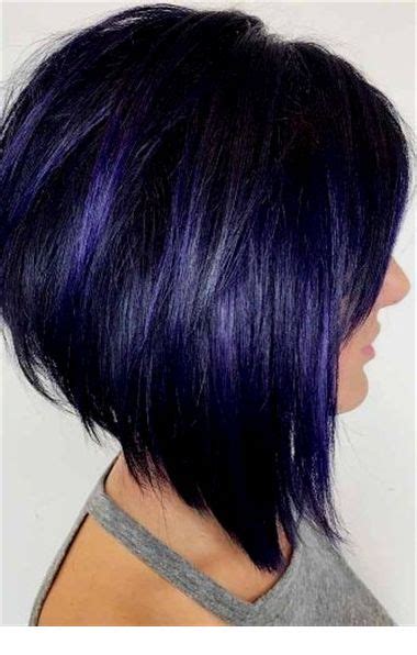 The smoothing, revitalizing treatment can fortify your hair, enhance styling, and make your color pop so you can look and feel your best. Dark blue hair color - Miladies.net