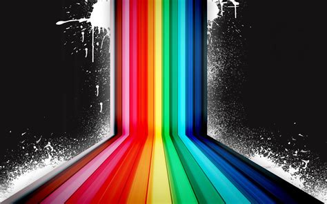 Dark Rainbow Vector Wallpapers Hd Wallpapers Id 3139