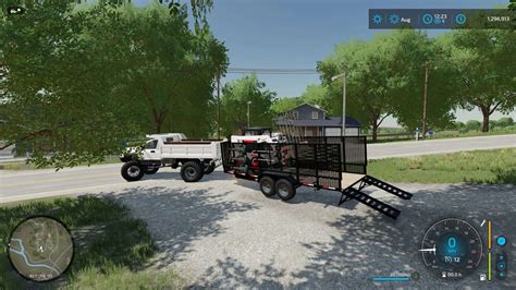 Big Tex 10pi Landscape Trailer V10 Fs22 Farming Simulator 22 Mod