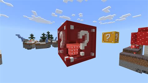 Lucky Block Skyblock By Pixelusion Minecraft Marketplace Map