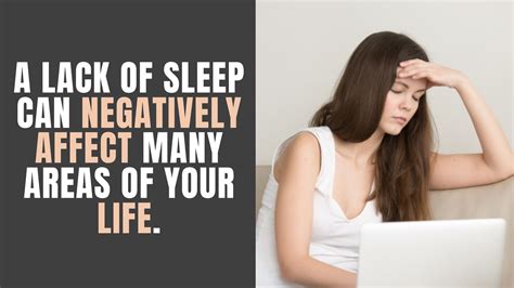 Lack Of Sleep Disease Can Negatively Affect Many Areas Of Your Life