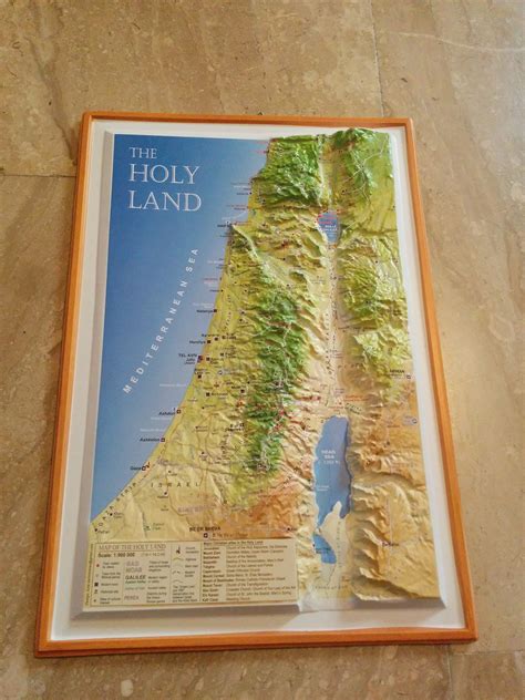 3d Map Of Israel Cities And Towns Map