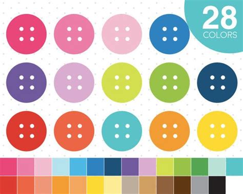 Button Clipart Buttons Clipart Sew Clipart Sewing Clipart Button