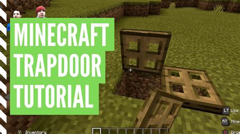 How To Make A Trapdoor In Minecraft And Use It Youtube