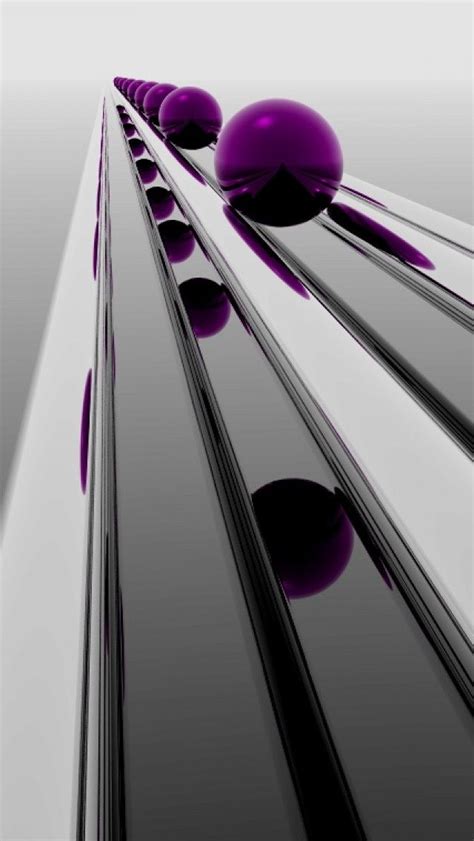 Abstract Purple Sphere Iphone 5s Wallpaper Download