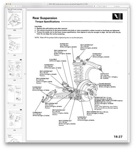 2006 Honda Accord Lug Nut Torque Specs