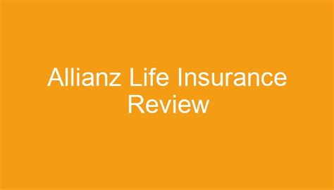 Allianz Life Insurance Review