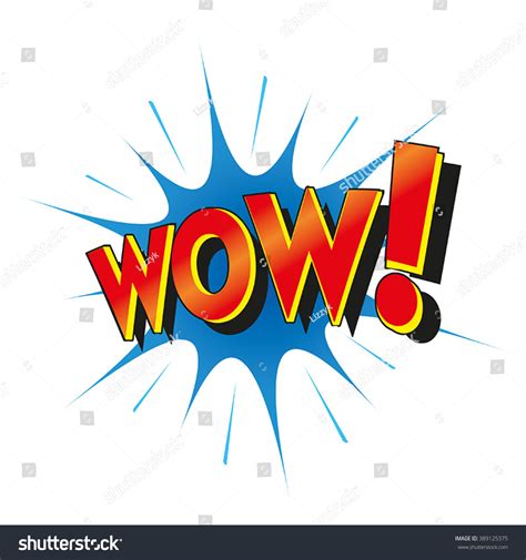 Wow Fun Graphic Icon Logo Stock Vector 389125375 - Shutterstock
