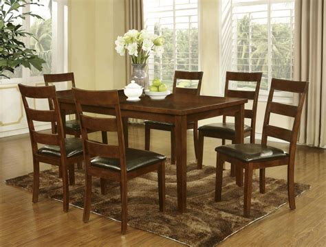 This is your ultimate dining room planning article. Dining Wood Table and 6 Chairs | GTU 3355 | Dining Room ...