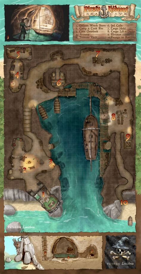 Pirate Island Partner To The Pirate Port Map I Made 5enavalcampaigns