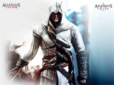 Ezio And Altair Fused Assassins Creed Ii Assassins Creed Altair