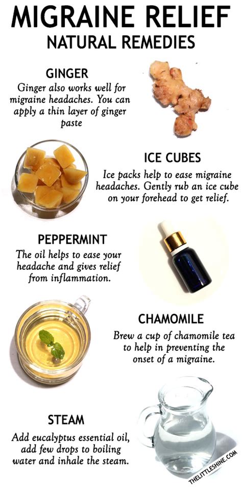 Check spelling or type a new query. TOP NATURAL REMEDIES FOR MIGRAINE RELIEF - The Little Shine