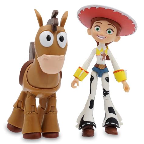 Jessie And Bullseye Action Figure Set Toy Story 2 Pixar Toybox Disney Store