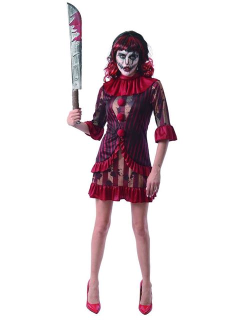 creepy clown women s halloween fancy dress costume ubicaciondepersonas cdmx gob mx