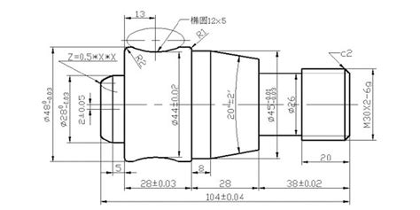 Share A Classic Cnc Machining Drawing For Shaft Alloy Wiki