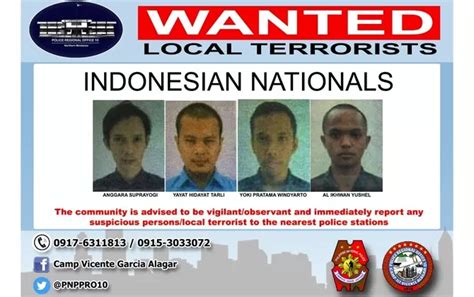 Polisi Filipina Rilis 4 Teroris Asal Indonesia Di Konflik Marawi Jawa Pos