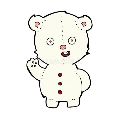 Cute Comic Cartoon Polar Bear Stock Illustration Illustration Of