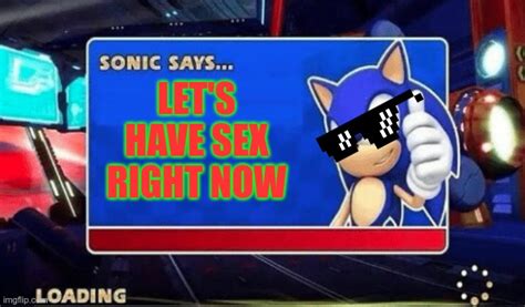 Sonic Says Imgflip