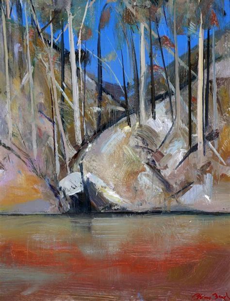 Arthur Boyd - Shoalhaven Riverbank | Landscape art ... Art, modern —20th century — australia.