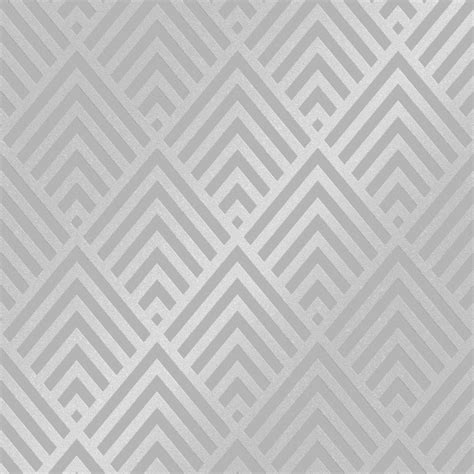 Shard Glitter Geometric Wallpaper Grey Silver Wallpaper From I Love