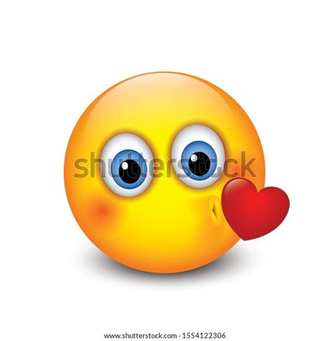 Cute Kissing Emoticon Emoji Smiley Vector Illustration 1944 Hot Sex Picture