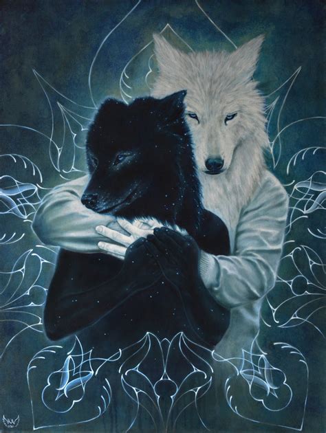 Two Wolves Alpha And Omega Serpentfeathers