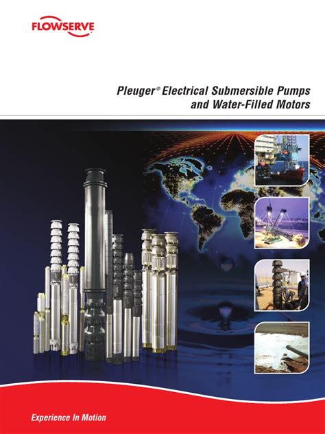 Pleuger Electrical Submersible Pumps And Water Filled Motors Electric