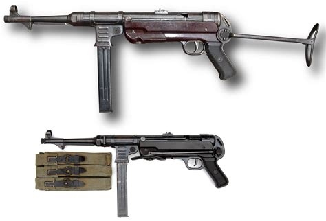 二战德军使用最广泛的mp40冲锋枪 便于携带 性能优良