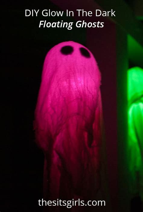 Diy Glow In The Dark Floating Ghosts Are The Perfect Halloween Decor