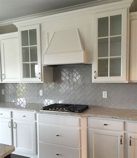 Herringbone Tile Pattern Kitchen Backsplash A Subway Tile Kitchen