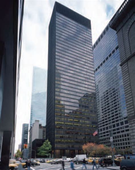 Seagram Building New York City Us Ludwig Mies Van Der Rohe And
