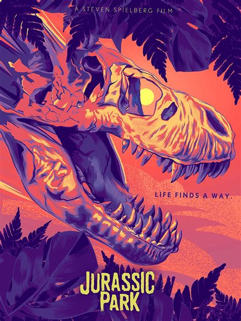 Jurassic Park By Dustin Knotek Home Of The Alternative Movie Poster Amp Jurassic Park