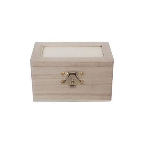 Assorted 3.5" Wood Hinged Box by ArtMinds™ | Michaels