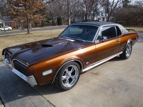 1968 Brown Mercury Cougar Xr 7 Crate Motor Very Cool For Sale Photos
