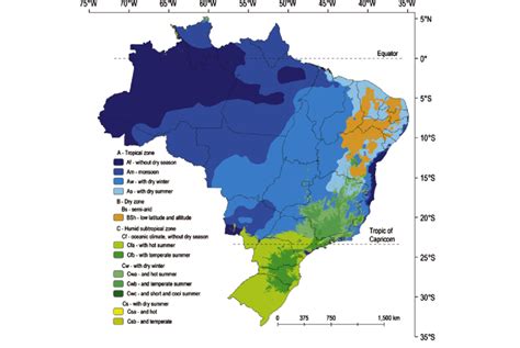 Climate Classification For Brazil According To The Ko¨ppenko¨ko¨ppen
